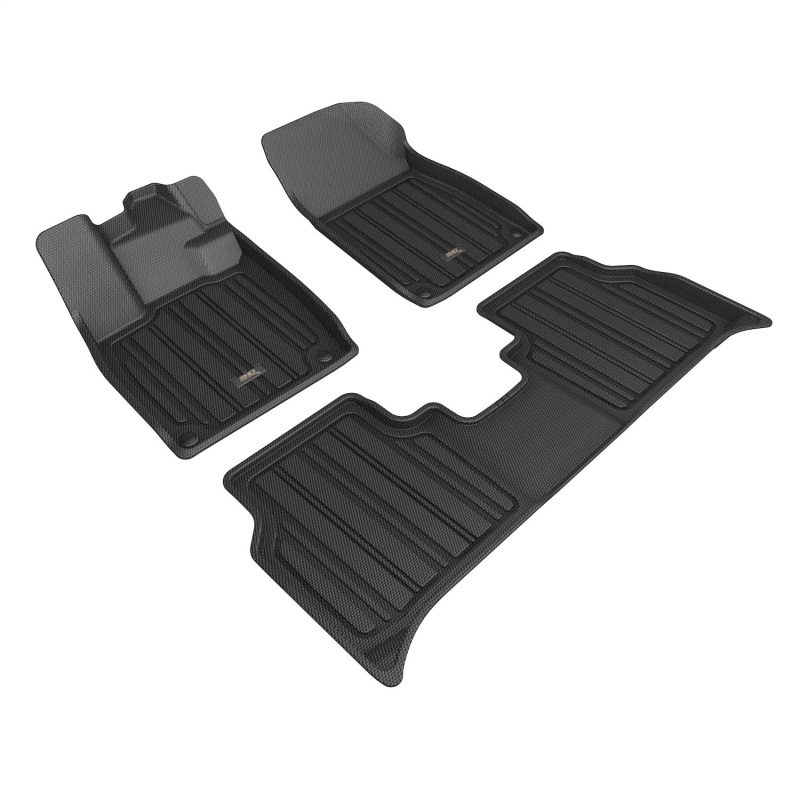 Audi Q4 E-Tron Floor Mat Set - 3D MAXpider - Elitect - Black - `22-`25